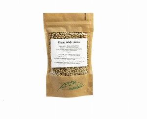 Pieprz biały (naturalny) ziarno ziarnisty - 500g - Dary Podlasia