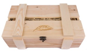 Skrzynka podarunkowa/upominkowa ....- zestaw bakalii - Dary Podlasia