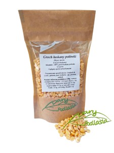 Groch łuskany połówki Polska 500g - Dary Podlasia