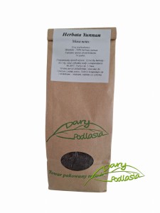 Herbata czarna YUNNAN OP liściasta 200g - Dary Podlasia