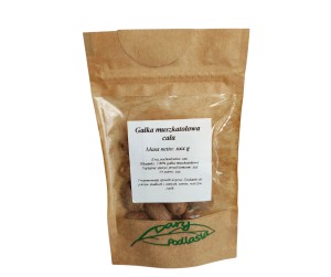 Gałka muszkatołowa orzech cały gałki (Myristica fragrans Houtt...) 500g - Dary Podlasia  